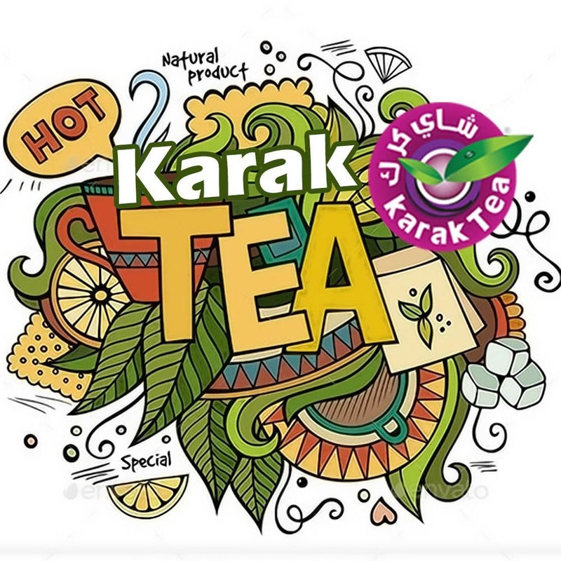 KARAK TEA Premix Powder SACHETS 200 G (Saffron) each packet 10 sachets - Image 3